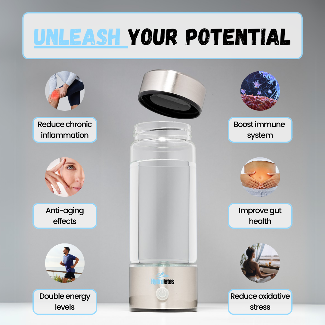 Hydroletes™ - Hydrogen Water Bottle